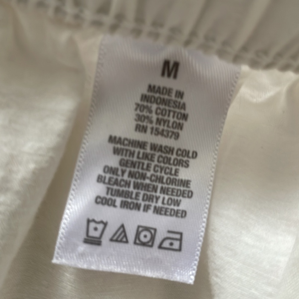 Women’s white parachute cargo pants - Picture 6 of 6